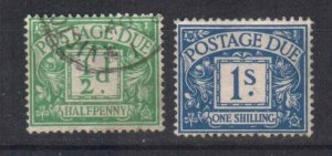 GB STAMP 1937 POSTAGE DUE Mi.#26,32 USED