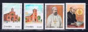 Zambia 553-56 NH 1991Set 