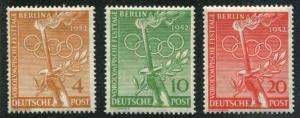 Germany - Berlin SC# 9N81-3 Olympics set MNH