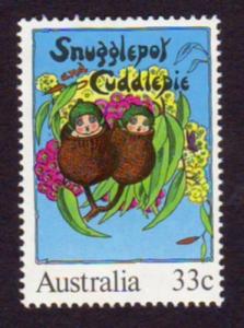 Australia 1985 Sc#960e, SG#986 33c Snuggle Pot & Cuddle Pie UNUSED