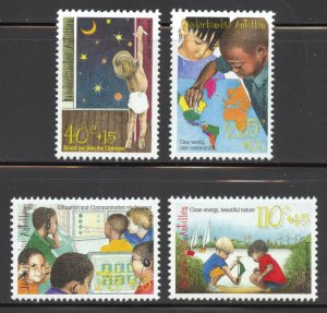 Netherlands Antilles Scott B343-46 MNHOG - 2000 Youth Care Set - SCV $9.50