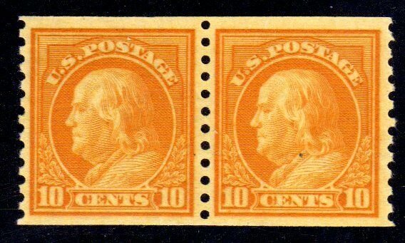 MALACK 497 XF-SUPERB OG NH, Pair, Select and Choice! g7829