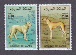 1984 Morocco 1061-1062 Dogs 3,00 €