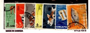 Singapore #53-59  Single (Complete Set)