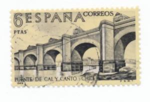 Spain 1969  Scott 1589 used - 6p Bridge over Mapocho River