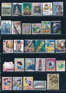 D391243 Japan Nice selection of VFU Used stamps