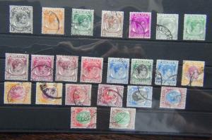 Singapore 1948 - 52 set to $5 Fine Used 