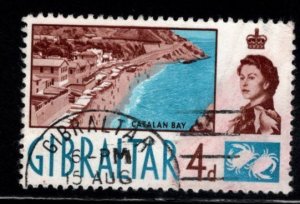 Gibraltar Scott 152 Used QE2 stamp