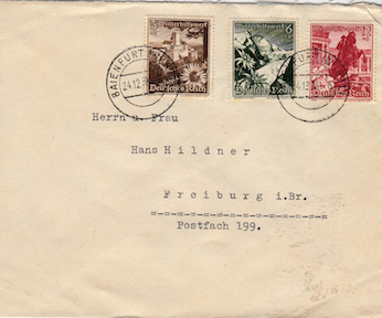 Germany Cover, Semi-Postal, Please see the description