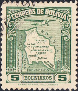 Bolivia  #C50  Used