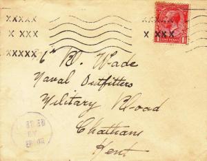 Mute Machine Canx, Circular Passed by Censor Hand Stamp (M1678)