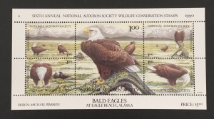 Wildlife Conservation Stamps 1985-91 S/S, MNH, 7 Pics