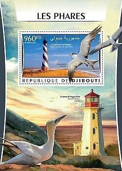 2016 Djibouti - Lighthouses. Michel Code: 1058 / Bl.214. Scott Code: 961