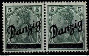 Danzig 1920, Sc.#34 MNH in pair