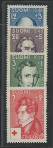 Finland #B87-B90 Mint (NH) Single (Complete Set)