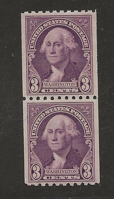 UNITED STATES SC# 722 PAIR  VF/MNH