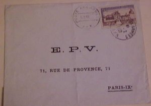 FRANCE ALEN POSTE AVX ARMEES 1959 FOLDED AWAY FROM STAMPS