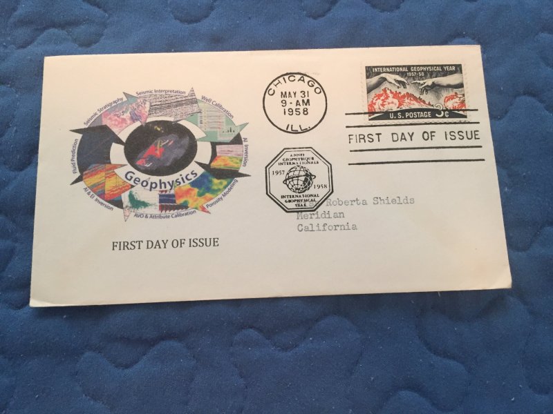 IGY FDC - Beautiful FDC  cachet