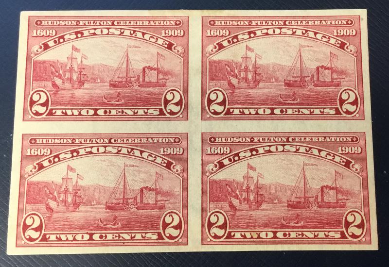 U.S.  Scott # 373  Bk. of 4   Mint    /  PL-3