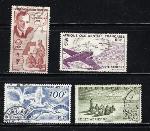 French West Africa C11-14 Used 1947 set 