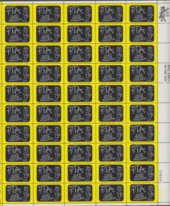 US #1463   PTA   Full sheet of 50 MNH