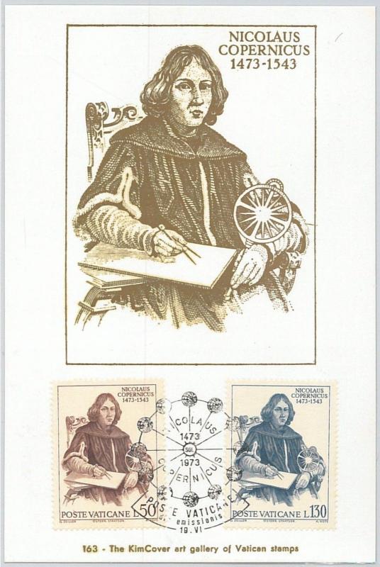 63848 - VATICANO Vatican - POSTAL HISTORY:  MAXIMUM CARD 1973 -  COPERNICUS