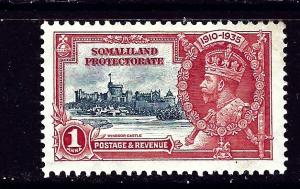 Somaliland 77 MH 1935 from KGV Sikver Jubilee