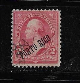 PUERTO RICO STAMP-VFU PORTO RICO 2 CENTS USA#MARZO P10