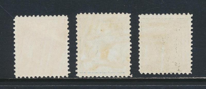 PRINCE EDWARD IS 1870, 2d-4d VF LH OG SG#27/30-31 (SEE BELOW)