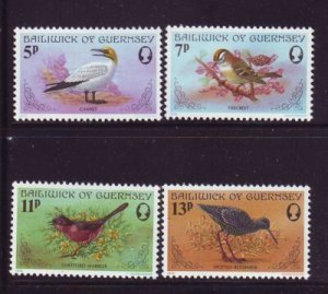 Guernsey Sc 165-8 1978  Bird stamp set mint NH