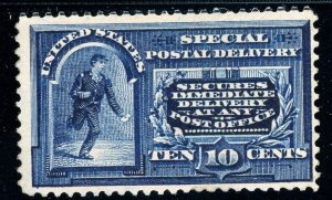 USAstamps Unused FVF US 1895 Special Delivery Scott E5 OG MH