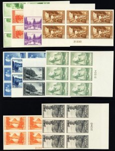 756-65, Unused (NGAI) Set of Plate Blocks - ALL VF Cat $274.00 - Stuart Katz