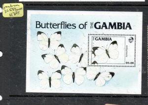 GAMBIA BUTTERFLIES     SC 537   MINI SHEET MNH      P0217A  H