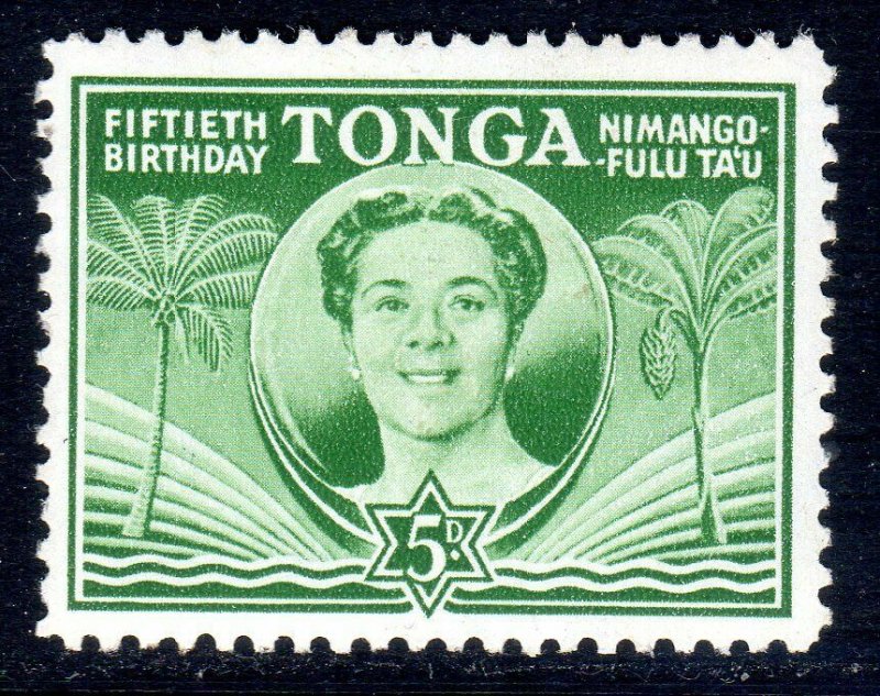 TONGA --  1950 -- SG 93  -   5d   value     MM