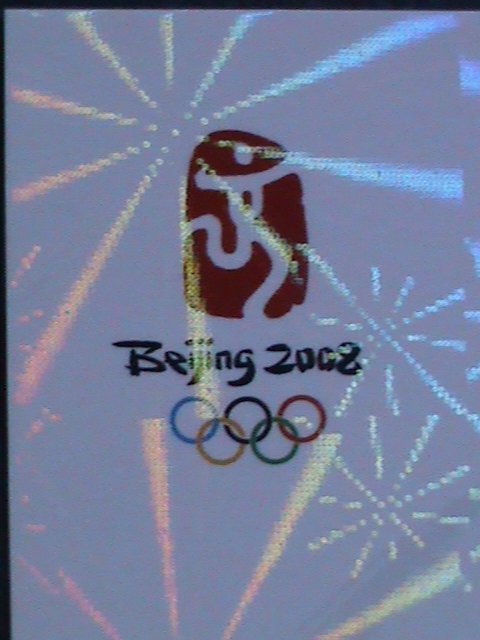 ​CHINA-2008 OLMPIC GAMES-BEIJING FU WA  HOLOGRAMS PREPAID LOVELY POSTCARD MNH