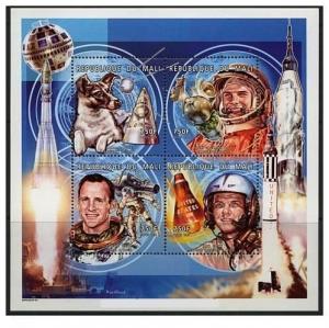 MALI SHEET SPACE COSMONAUTS