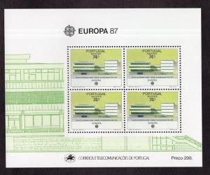 Portugal Madeira   #119a  MNH  1987  Europa  sheet modern architecture