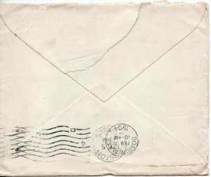 1902 Sg 230 2½d on 1904 Cover from Peckham to Cambridge, Massachusetts 