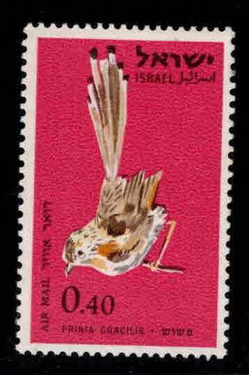 ISRAEL Scott C32 MH* Airmail Bird stamp without tab