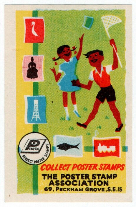 (I.B) Cinderella Collection : Collect Poster Stamps Label 