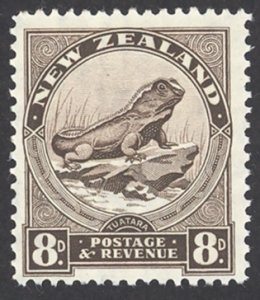 New Zealand Sc# 194 MNH 1935 8p Tuatara Lizard