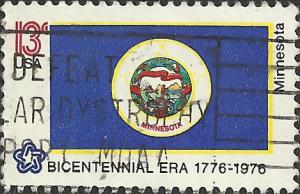 # 1664 USED STATE FLAG MINNESOTA