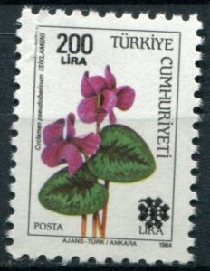 Turkey Sc#2467 MNH, 200L on 70L multi, Surcharged Stamps 1990 (1990)