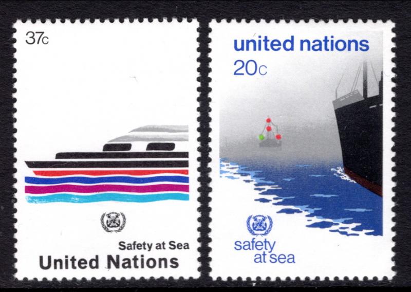 UN New York 394-395 MNH VF