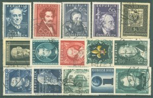 Austria #568-82 Used Single (Complete Set) (Cat)