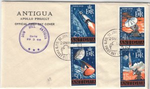 ANTIGUA - FDC Apollo Project 1968 SG212-215