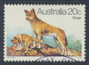 Australia SG 729 Used Dogs Dingo SC# 727 w/ first day issue cancel see scan