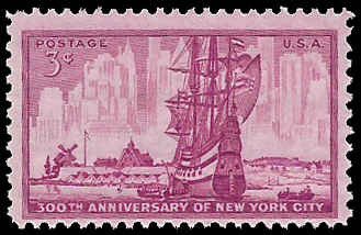 PCBstamps   US #1027 3c New York City, MNH, (38)