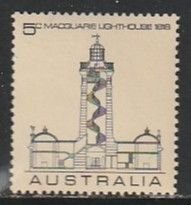 1968 Australia - Sc 458 - MNH VF - 1 single - Macquarie Lighthouse