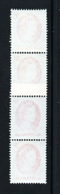 Australia - SG# 354ca / Coil Strip of (4) MNH / Paste Up  -    Lot 1220286